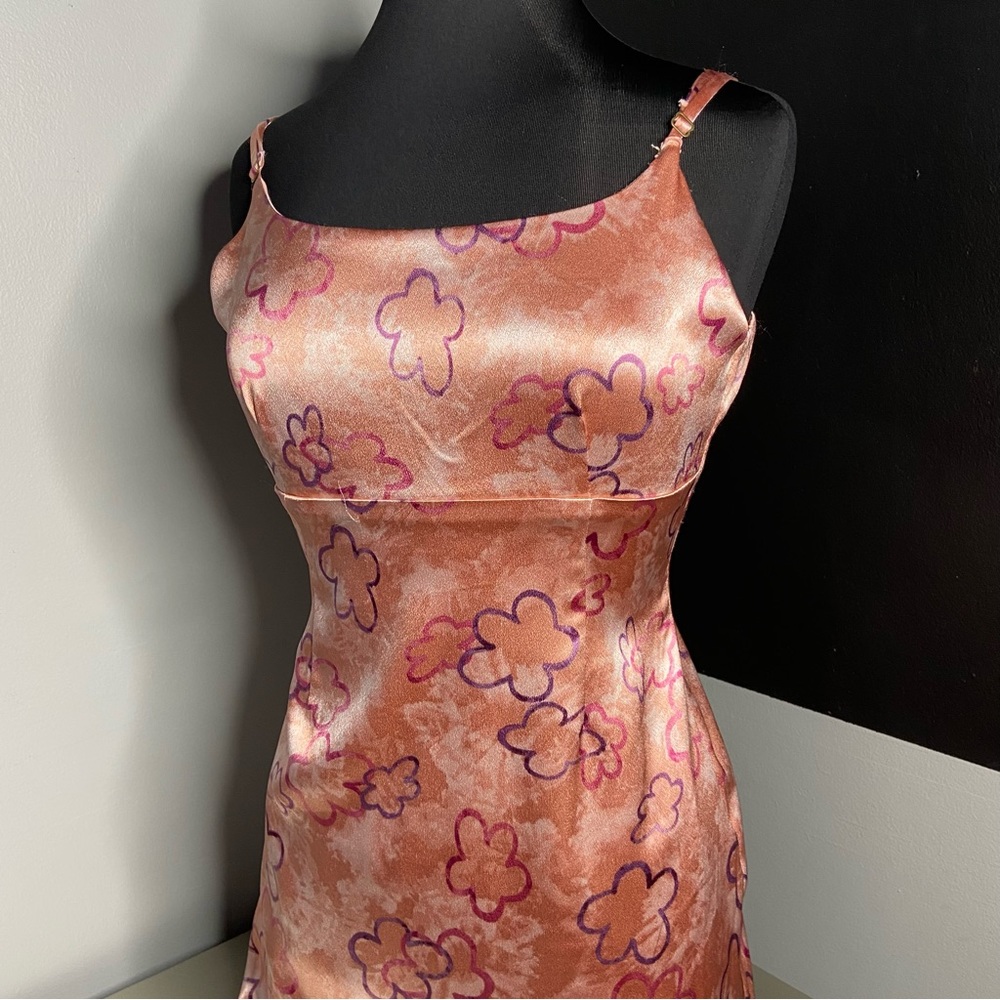 Wild fable pink floral slip dress